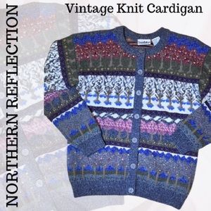 ❌SOLD❌ NORTHERN REFLECTION | Vintage Knit Cardigan